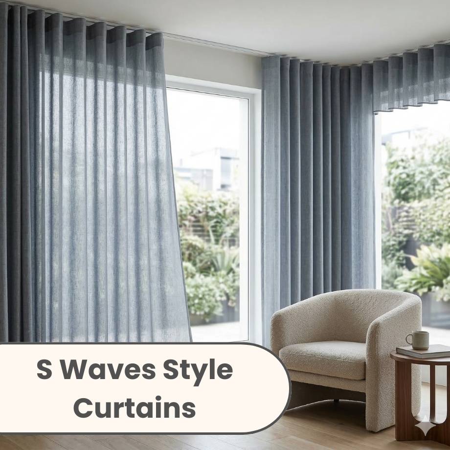 s waves style curtains